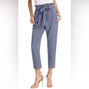 Grace Karin Blue Ankle Cropped Pants